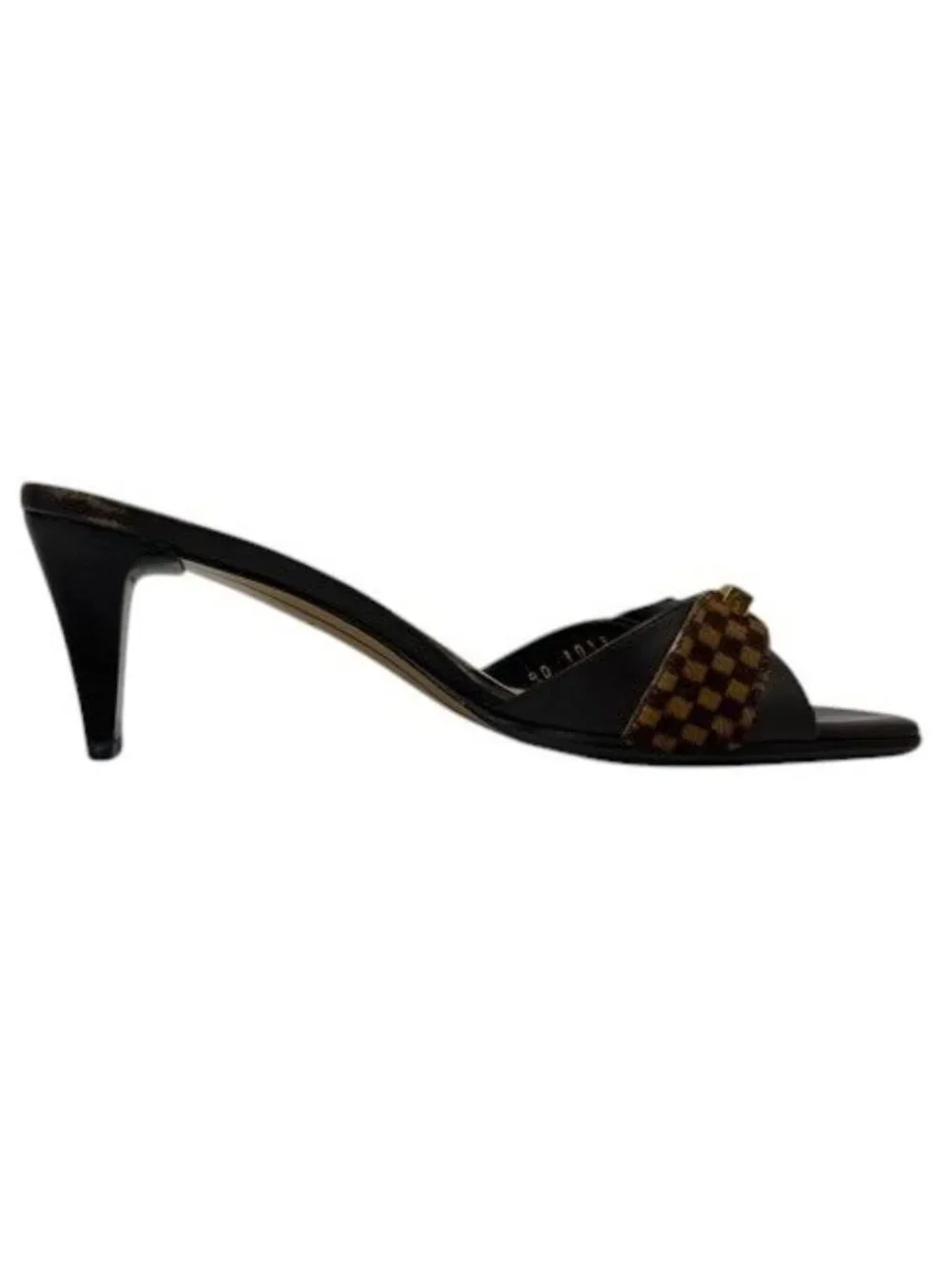 Louis Vuitton Sandals Damier Logo Brown 35.5